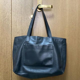 アニエスベー(agnes b.)のナオミ様専用　アニエスベー　黒　大きめトートバッグ　牛革(トートバッグ)