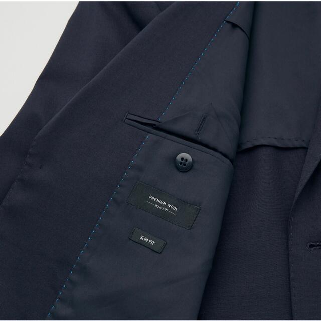 UNIQLO - ストレッチウールジャケット(スリムフィット)の通販 by UNIQLO - ストレッチウールジャケット(スリムフィット)の通販 by