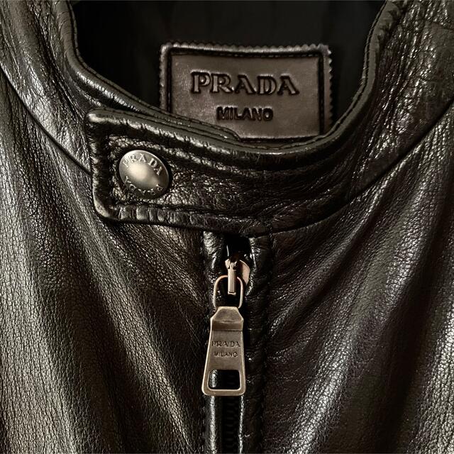 【定価70万/新古】PRADA レザージャケット margiela 5zip