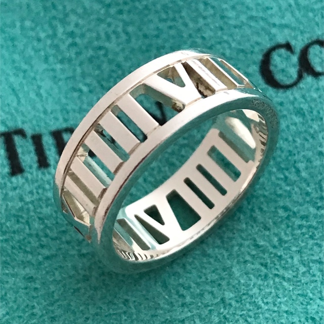 TIFFANY & Co. ティファニー Atlas Ring アトラス リング 指輪 シルバー 12号