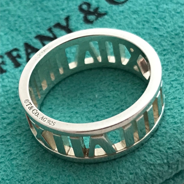 TIFFANY & Co. ティファニー Atlas Ring アトラス リング 指輪 シルバー 12号