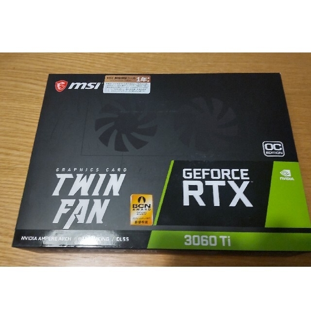 非LHR MSI RTX3060ti twinfan  non LHRPCパーツ