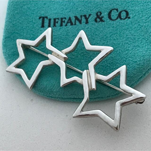 アクセサリーTiffany トリプルスターブローチ