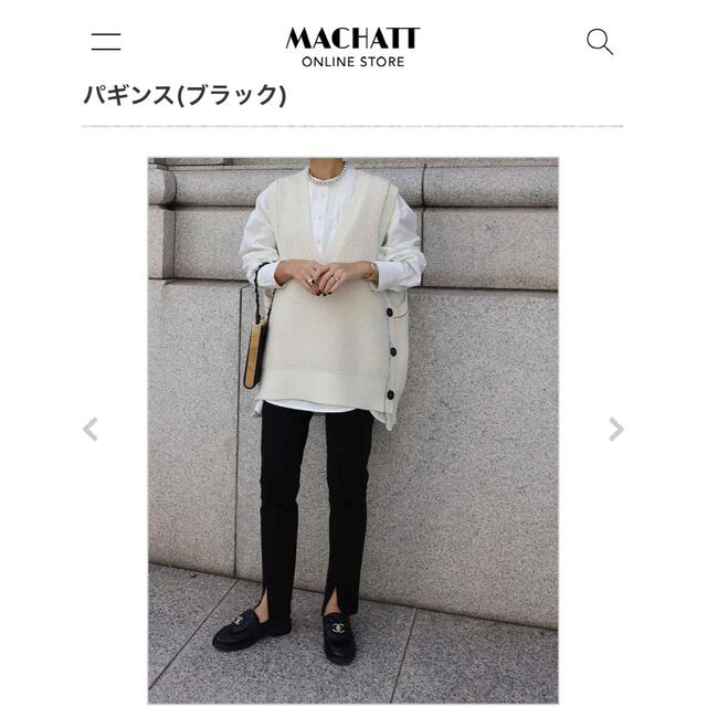 DEUXIEME CLASSE(ドゥーズィエムクラス)のMACHATT パギンス（ブラック） レディースのパンツ(スキニーパンツ)の商品写真