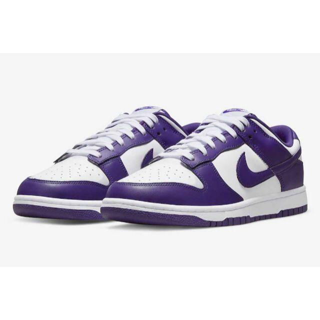 Nike(ナイキ )DUNK LOW(ダンクロー)コートパープルスニーカー29㎝