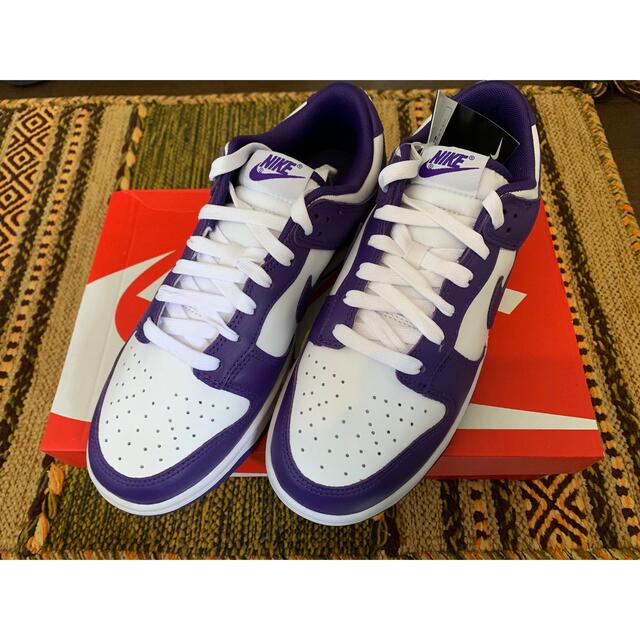 nike sb dunk low court purple 26.0cmスニーカー