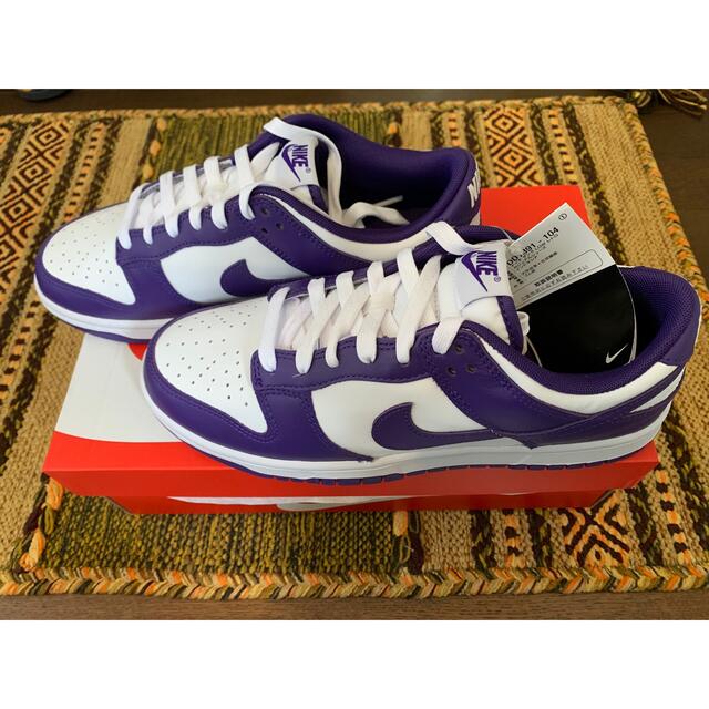 nike sb dunk low court purple 26.0cm 2