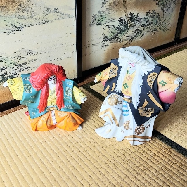 年間ランキング6年連続受賞】 歌舞伎 連獅子 【昭和レトロ】空き容器