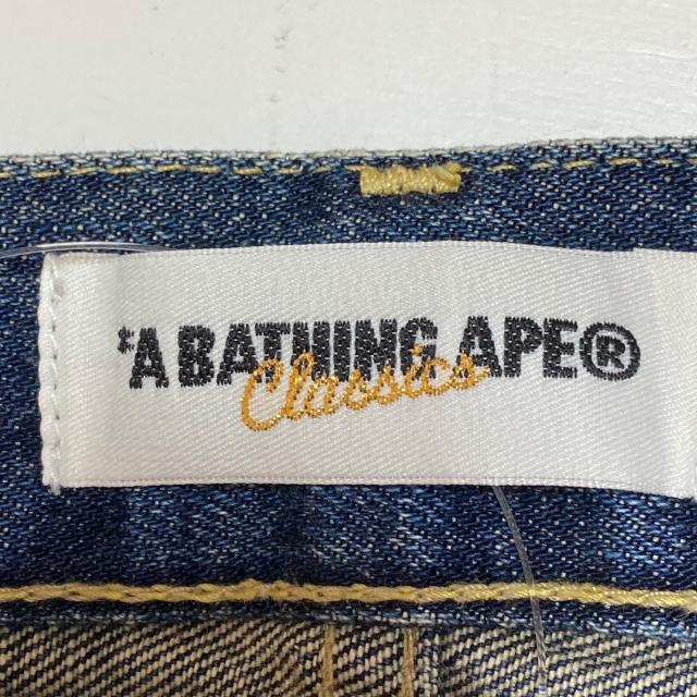 A BATHING APE(アベイシングエイプ)のア ベイシング エイプ ジーンズ サイズM - メンズのパンツ(デニム/ジーンズ)の商品写真