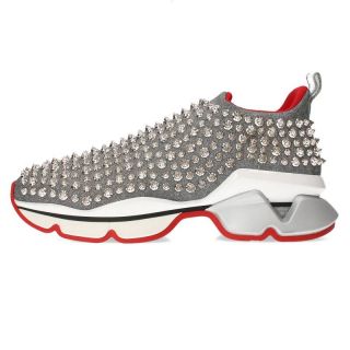 クリスチャンルブタン(Christian Louboutin)のクリスチャンルブタン Spike Sox スタッズ装飾ソックススニーカー 43(スニーカー)