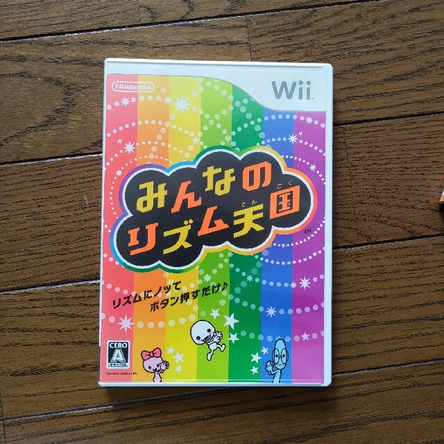 みんなのリズム天国 Wii エンタメ/ホビーのゲームソフト/ゲーム機本体(家庭用ゲームソフト)の商品写真