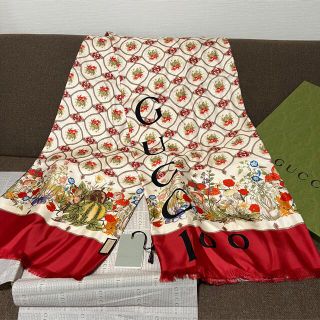 グッチ(Gucci)のGUCCI グッチ スカーフ 100周年 非売品 箱付き 新品 未使用(バンダナ/スカーフ)