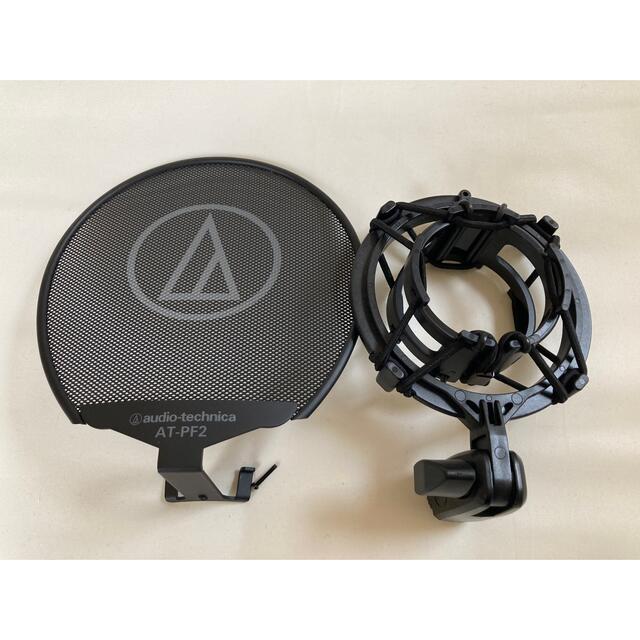 audio-technica(オーディオテクニカ)のオーディオテクニカ　コンデンサマイク　AT2035 セット 楽器のレコーディング/PA機器(マイク)の商品写真