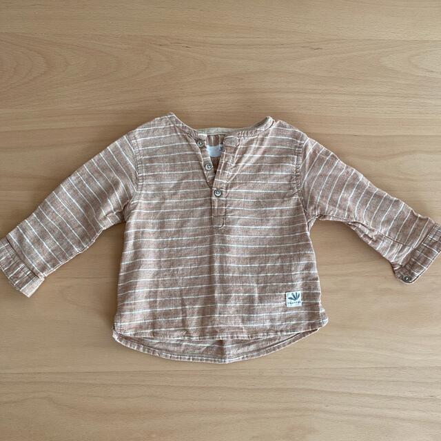 ZARA KIDS(ザラキッズ)のzara コットンシャツ 6-9m 74cm キッズ/ベビー/マタニティのベビー服(~85cm)(シャツ/カットソー)の商品写真