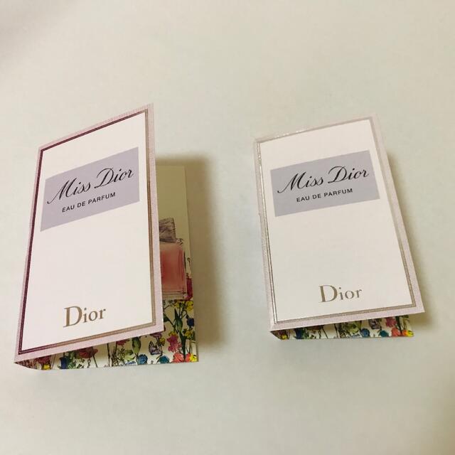 Christian Dior(クリスチャンディオール)のディオール 香水 ミスディオール  オードパルファン　サンプル　2セット コスメ/美容の香水(香水(女性用))の商品写真
