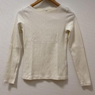 ユニクロ(UNIQLO)のユニクロ　リブボートネックT(カットソー(長袖/七分))