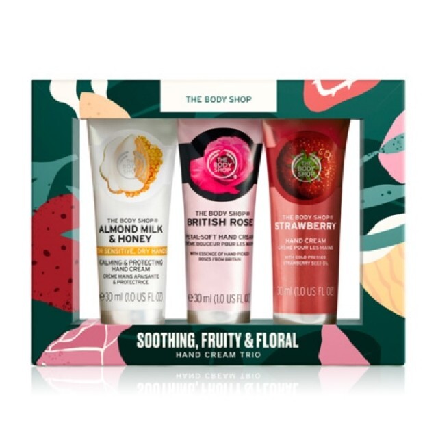 THE BODY SHOP(ザボディショップ)の★新品未使用品★ハンドクリームトリオ コスメ/美容のボディケア(ハンドクリーム)の商品写真