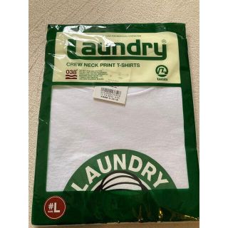 ランドリー(LAUNDRY)の新品　未開封　Laundry スタバ風Tシャツ　サイズL(Tシャツ/カットソー(半袖/袖なし))