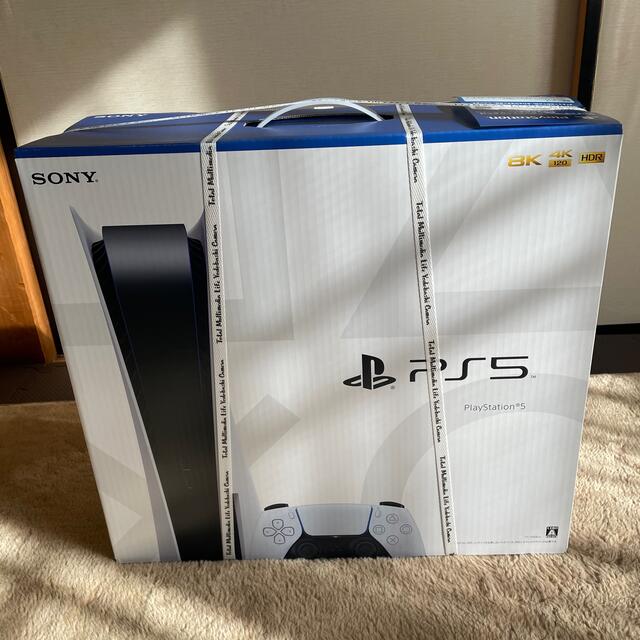 PlayStation - ps5 本体(新品未開封品)(箱に初期傷有り)の通販 by