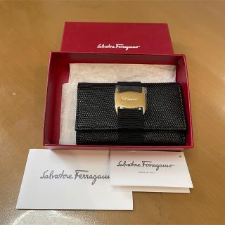 フェラガモ(Ferragamo)のフェラガモ　レザーキーケース　未使用品(キーケース)