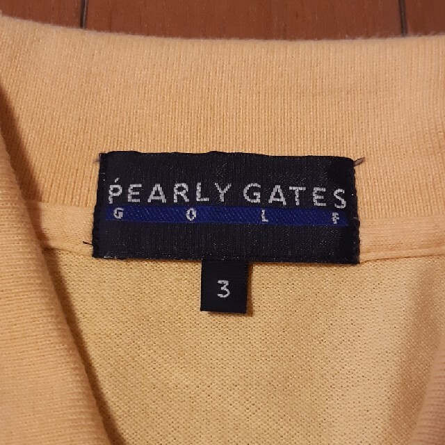 PEARLY GATES(パーリーゲイツ)のPEARLY GATES 半袖ポロシャツ サイズ3 スポーツ/アウトドアのゴルフ(ウエア)の商品写真