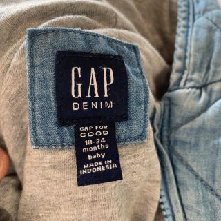 ベビーギャップ(babyGAP)のGAPデニム　カバーオール　ベビーGAP中古(カバーオール)