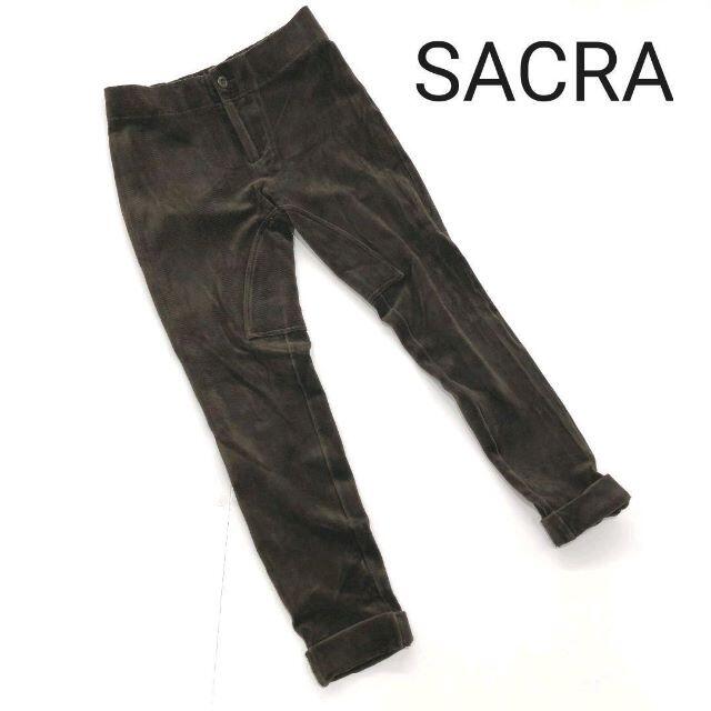 SACRA(サクラ)のSACRA ストレッチ ベロアパンツ レディースのパンツ(カジュアルパンツ)の商品写真