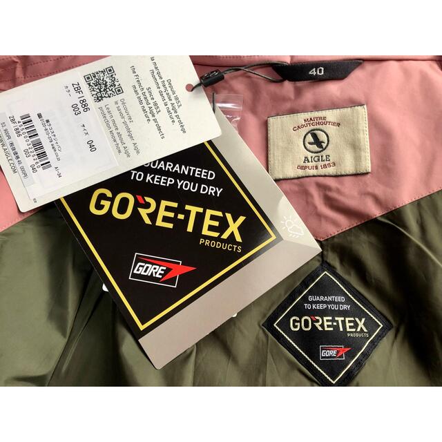 AIGLE(エーグル)の〈新品未使用〉AIGLE (GORE-TEX )トレンチコート 透湿防水 レディースのジャケット/アウター(トレンチコート)の商品写真