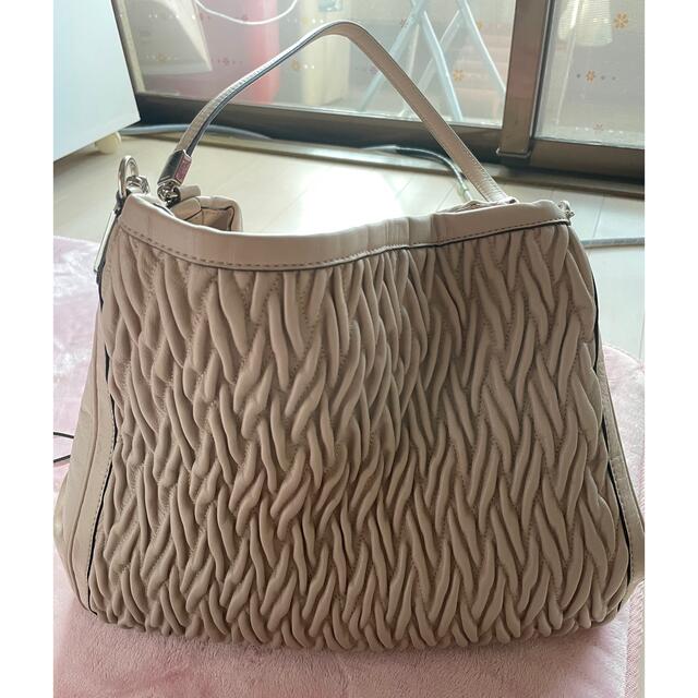 COACH マディソンギャザードツイストフィービー - トートバッグ