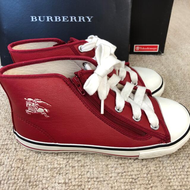BURBERRY - BURBERRY LONDON スニーカー ハイカット 靴紐の通販 by 5