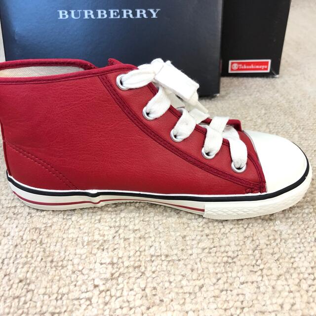 BURBERRY LONDON スニーカー ハイカット 靴紐