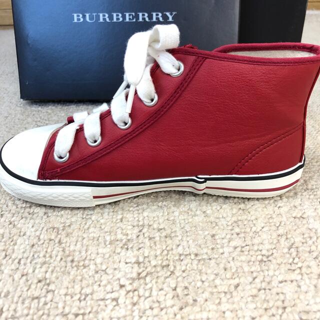 BURBERRY LONDON スニーカー ハイカット 靴紐