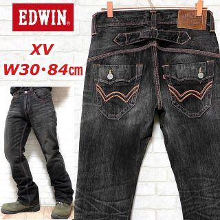 エドウィン(EDWIN)のEDWIN XV エドウィン シューカット フレアパンツ ブラックデニム(デニム/ジーンズ)