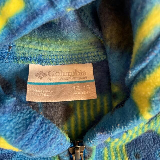 Columbia(コロンビア)のColumbia フリースロンパース　1歳〜2歳頃☆お値下げ☆ キッズ/ベビー/マタニティのキッズ服男の子用(90cm~)(ジャケット/上着)の商品写真