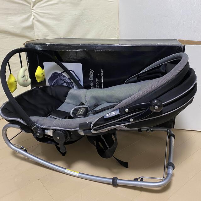 KATOJI(カトージ)のおさかな様専用　KATOJI New York Baby ベビーバウンサー キッズ/ベビー/マタニティの寝具/家具(その他)の商品写真