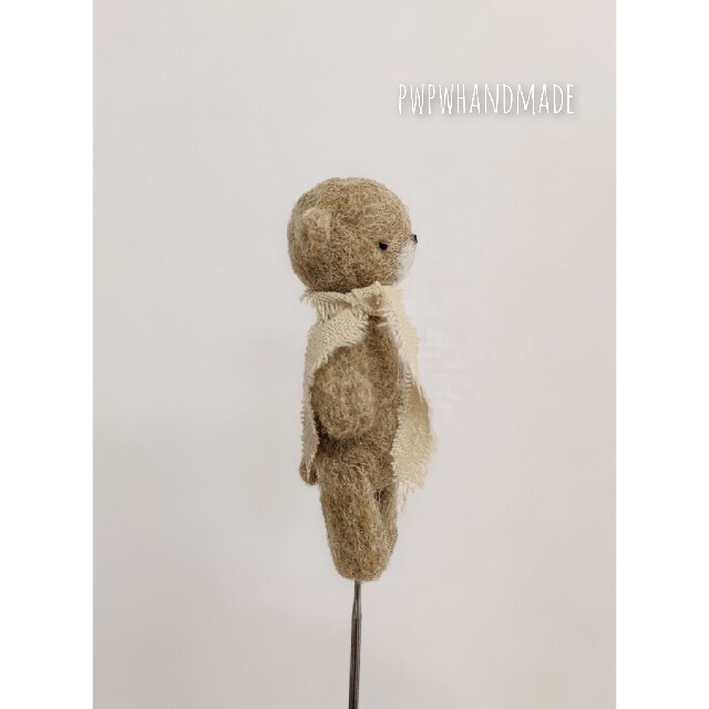 羊毛フェルト ハンドメイド テディベア マスコット ミニチュア 羊毛フェルト ハンドメイド テディベア マスコット ミニチュア