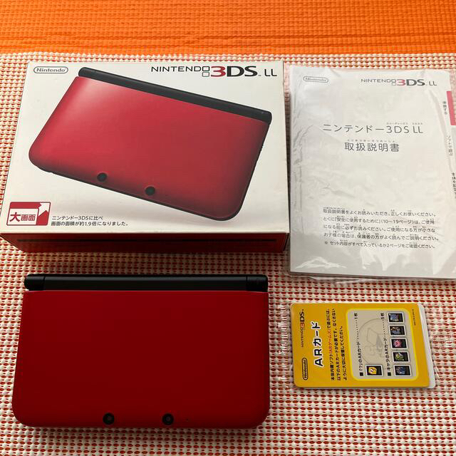 ゲームソフトゲーム機本体Nintendo 3DS  LL 本体 レッド/ブラック　ニンテンドー