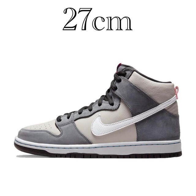 NIKE(ナイキ)のNike SB Dunk High Pro Medium Grey ナイキ SB メンズの靴/シューズ(スニーカー)の商品写真