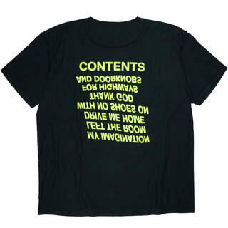 ボディソング(bodysong.)のBODYSONG 20AW TEE/CONTENTS 半袖Ｔシャツ メンズ(Tシャツ/カットソー(半袖/袖なし))