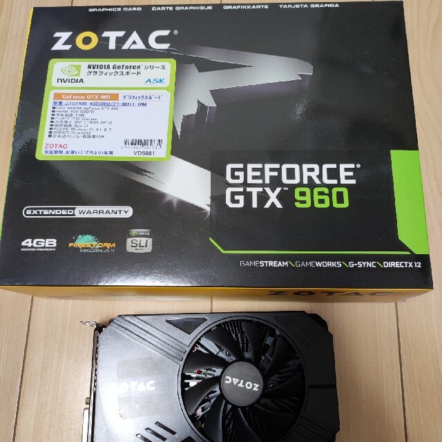 ZOTAC Geforce GTX 960 Single Fan 4GB