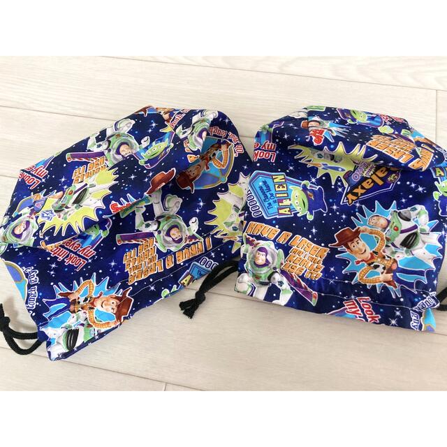 【sale 1500円→1400円】コップ袋　お弁当袋　トイストーリー　巾着 キッズ/ベビー/マタニティのこども用バッグ(ランチボックス巾着)の商品写真