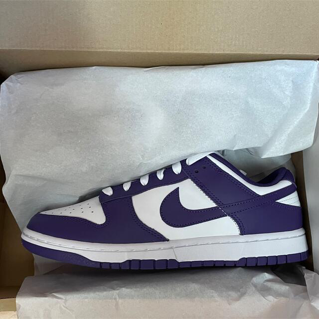 NIKE(ナイキ)の新品Nike Dunk Low Championship CourtPurple メンズの靴/シューズ(スニーカー)の商品写真