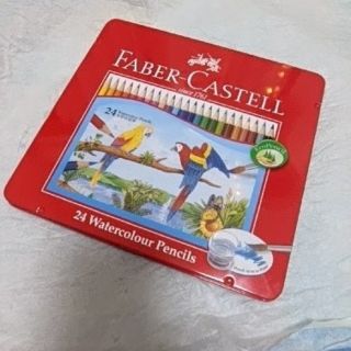 ファーバーカステル(FABER-CASTELL)の色鉛筆　24色セット（ほぼ未使用）(色鉛筆)