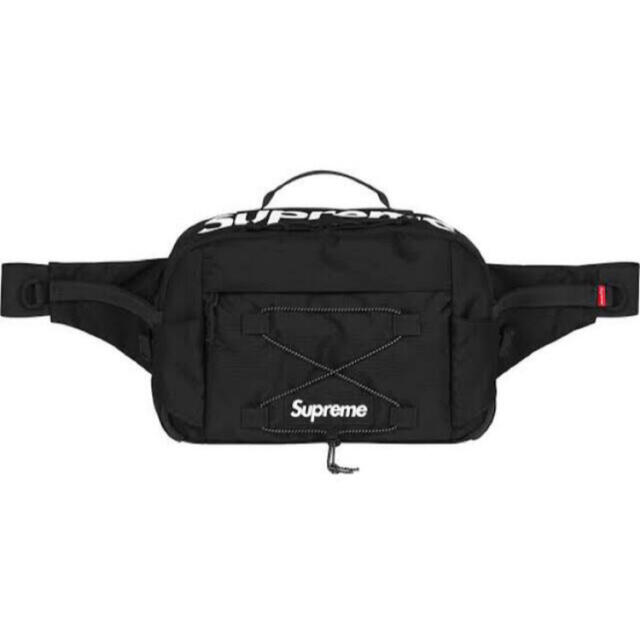 Supreme 17SS waist bag black ブラック