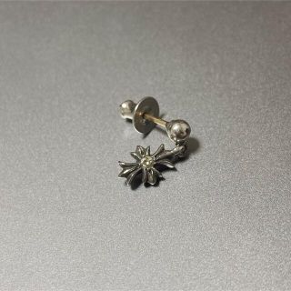 クロムハーツ(Chrome Hearts)のクロムハーツ タイニー E CHプラス ドロップ ピアス 2pダイヤ (ピアス(片耳用))