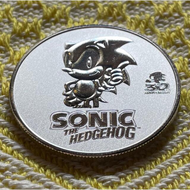 2021年　ソニック"Sonic the Hedgehog" 銀貨シルバーコイン エンタメ/ホビーの美術品/アンティーク(金属工芸)の商品写真