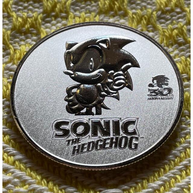 2021年　ソニック"Sonic the Hedgehog" 銀貨シルバーコイン エンタメ/ホビーの美術品/アンティーク(金属工芸)の商品写真