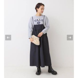 スピックアンドスパン(Spick & Span)の全店完売！Spick and Span メモリータフタキャミワンピース(ロングワンピース/マキシワンピース)