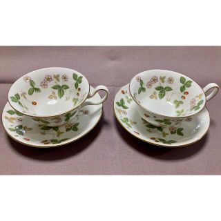 ウェッジウッド(WEDGWOOD)の【masako.s様専用出品】ウェッジウッド　ティーカップ＆ソーサー　ペア(食器)