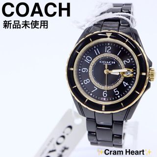 COACH - 【新品】COACH コーチ ブラック セラミック レディース 腕時計